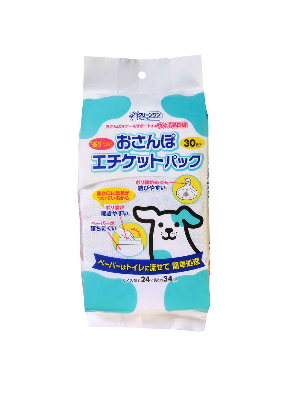 106902 シーズイシハラ クリーンワン おさんぽエチケットパック 30枚