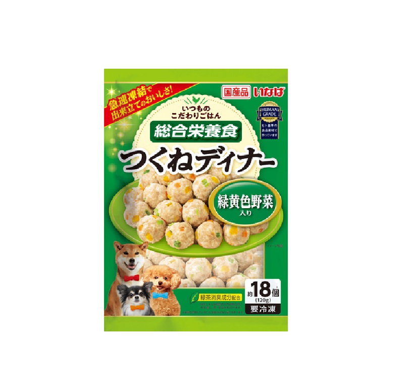 114901133485466 いなば　総合栄養食　つくねディナー 緑黄色野菜入り　120g