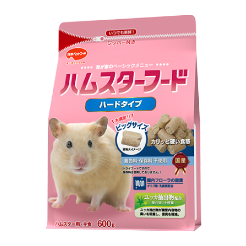 314951761531530 日本ペットフード　ハムスターフード　ハードタイプ　600ｇ